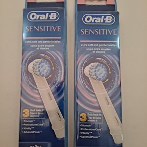 Oral-B Clean Brush Heads - Sensitive
